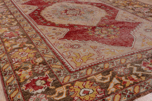 Vintage Oushak Area Rug (5' x 8')